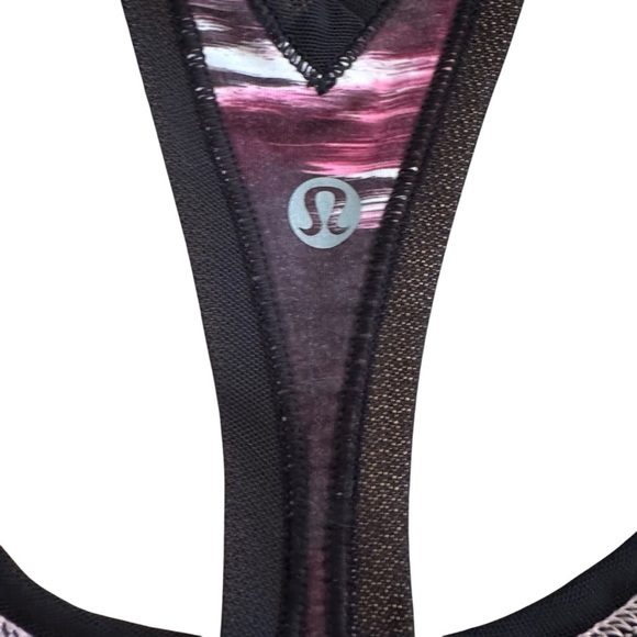 Lululemon Cool Racerback Tank Top Shine On Wind Berry Rumble Multi Size 4 - Picture 6 of 10
